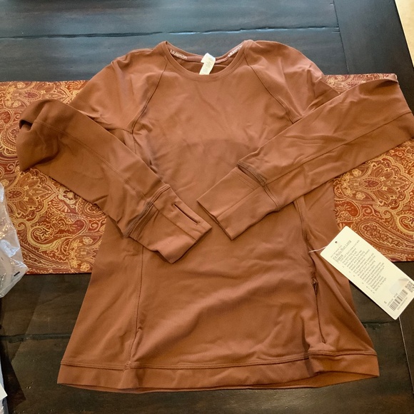 Lululemon It’s Rulu Run Long Sleeve Reflective Roasted Brown, size 6, MSRP$98 - Picture 1 of 4